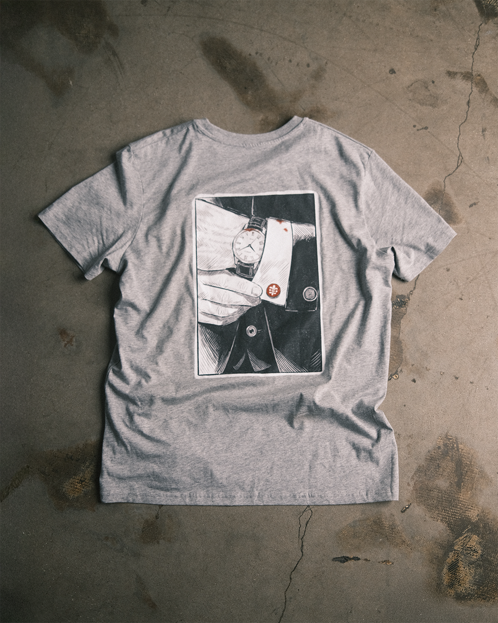 comic of a gentleman tee. — ash gray – Love Coven Co USA