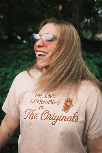 My Love Language Is The Originals Oversized Tee