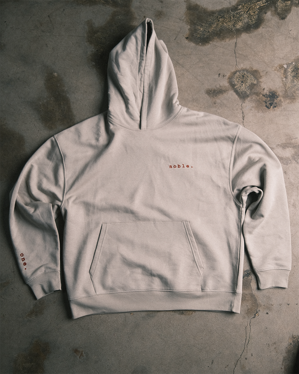 noble. one. hoodie.