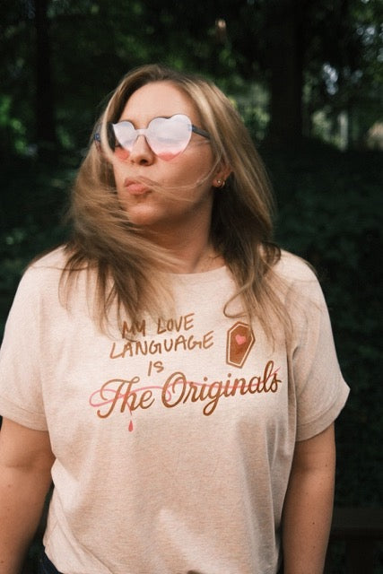 My Love Language Is The Originals Oversized Tee