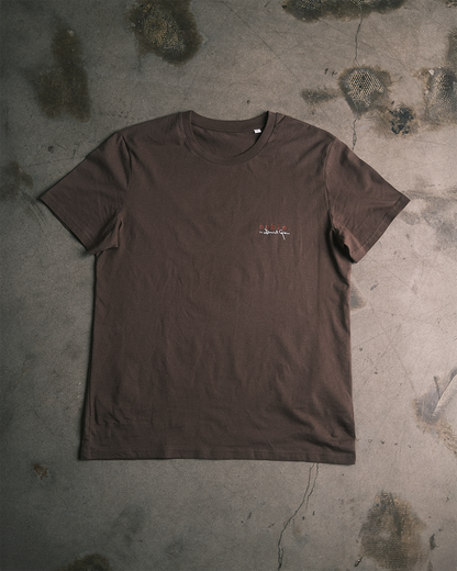 noble. by daniel gillies tee. - mocha
