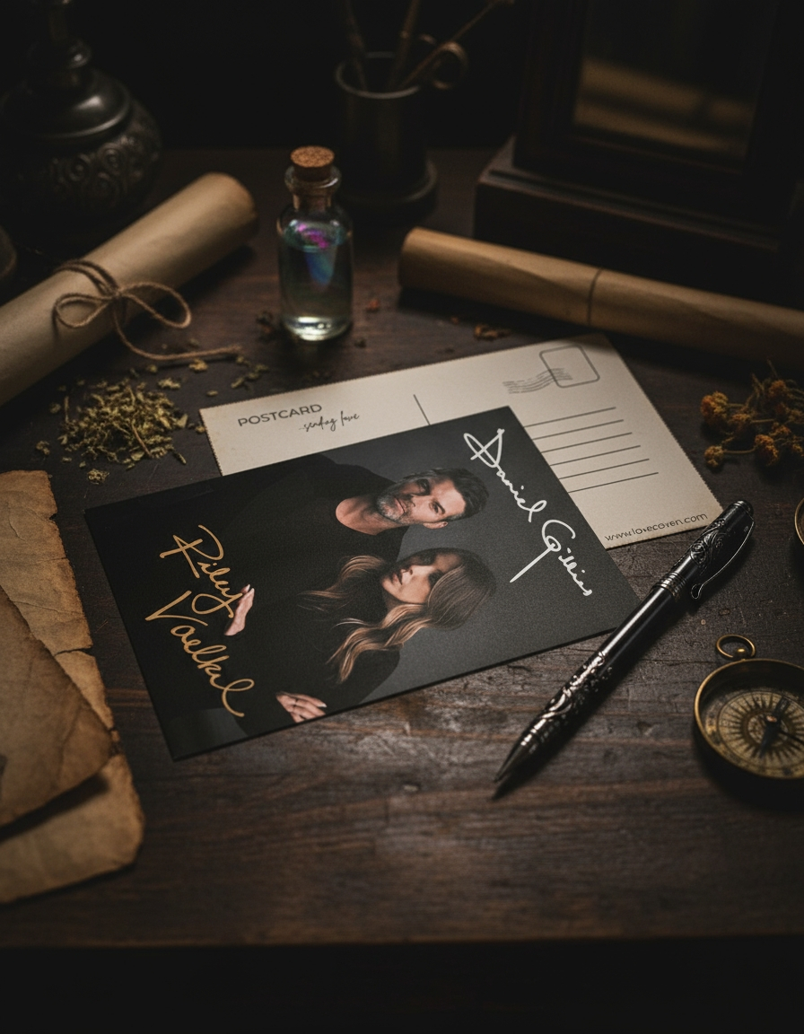 SOLD OUT - COLLECTIBLE POSTCARD – SIGNED BY DANIEL AND RILEY